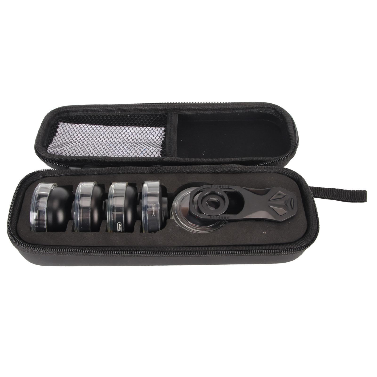 

Комплект объективов для камеры телефона с зажимом 5 в 1, макро-телеобъектив, сверхширокоугольный объектив и объектив «рыбий глаз» для