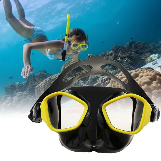 Diving Glasses Anti-fog Waterproof Silicone Diving Water Sport Goggles Eyewear for Swimming