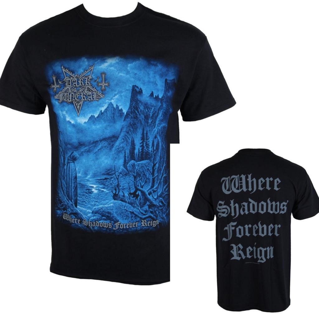 Dark Funeral Graphic Cotton Tshirt Unisex Summer Short Sleeve Fashion Brand Tee Luxury Casual Vintage Tees