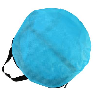 108cm Foldable Kayak Downwind Sail With Clear Window and Storage Bag (blue)