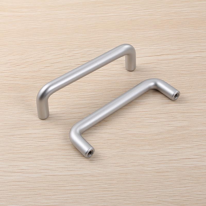 Silver-Gray Non-Fading ABS Cabinet Handle