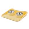 Raised Cat Feeding Double Bowls Nonslip Elevated Cat Water Bowl Food Container for Cat Dogs Small Pet Food Feeder Tray