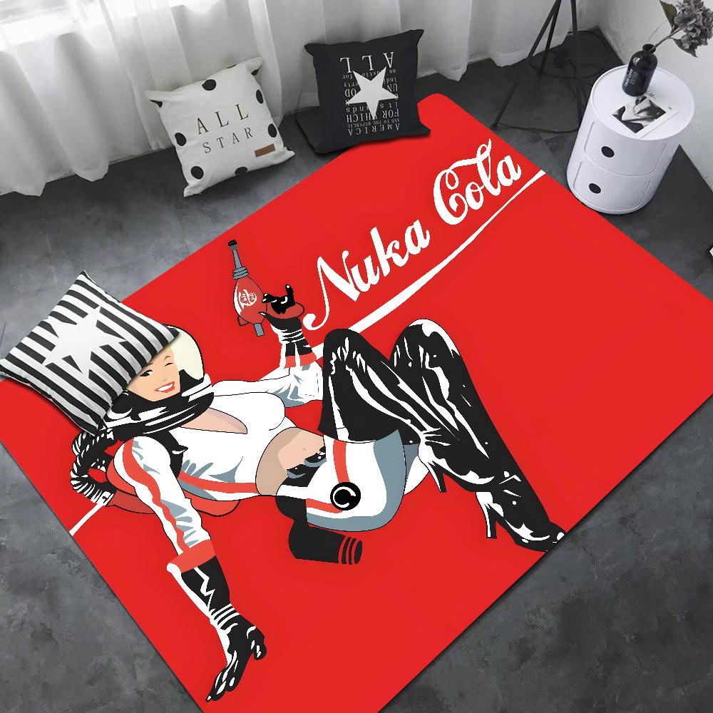Tappeto da Pavimento Vintage Nuka Cola Antiscivolo Assorbe Acqua Striscia Lunga Cuscino Tappetino da Camera Tappeto di Benvenuto