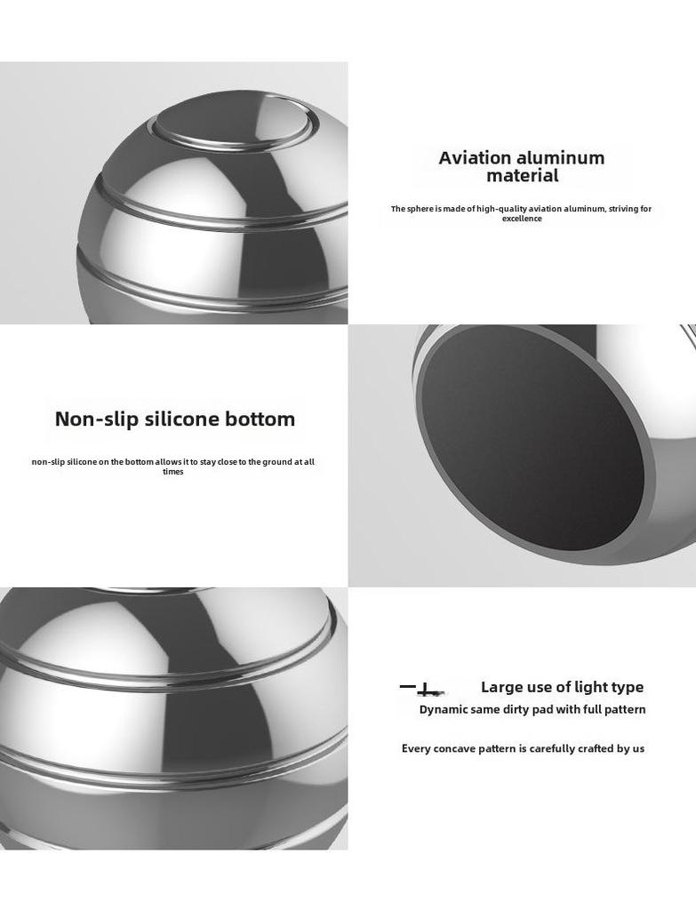 Rotating Desktop Ball Transfer Fingertip Gyroscope: Decompression Toy