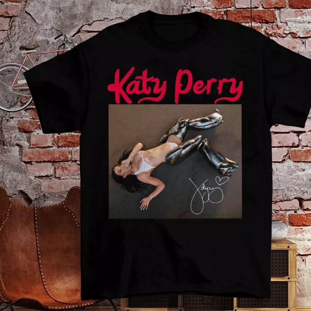 НОВАЯ Редкая Katy Perry 2024 Женская_S Мировая Signature Черная Все Размеры Футболка Унисекс S