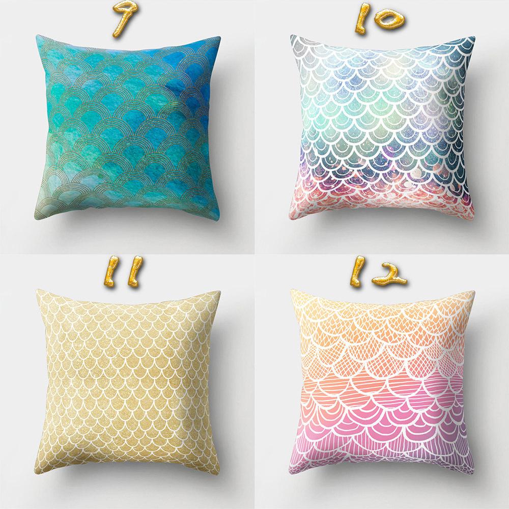 Pillowcase Cartoon Pattern Car Waist Pillow Sofa Pillow Case Car Cushion Creative Home