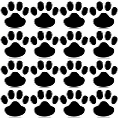 GRASSCALM Klistermärken, Tassklistermärken, Set med 16, 3D 3D Bil, Hund, Katt, Dekal, Repa,