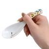Kutani traditional plum blossom wedding favor Japanese-made ware/Kutani Gosai/Hokuriku craft/Cute spoon/ladle, design, 14cm,