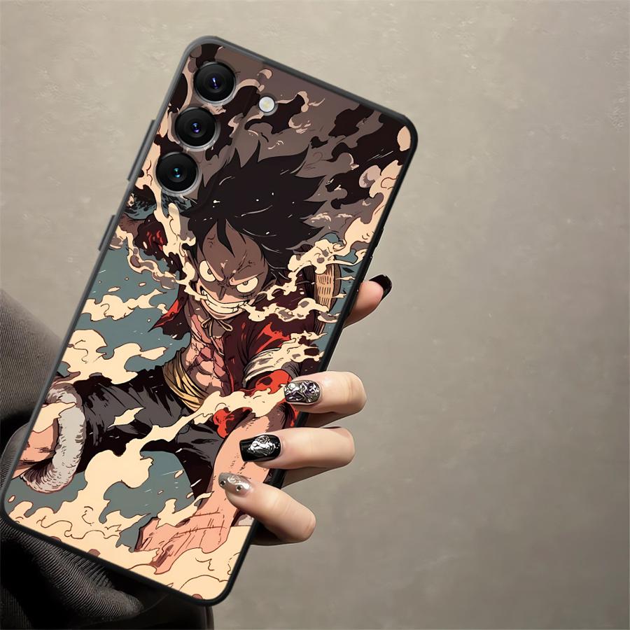 Cool Luffy Anime Case for Samsung Galaxy A05 A01 A02 A50 A70 A03 Note 20 Ultra 9 10 A04 A07 A06 A30 A40 A10 A20 Phone Cover