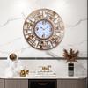 Household Wall Clock 47CM Living Room Silent Electronic Clock Classical Nostalgic Clock Large Quartz Clock