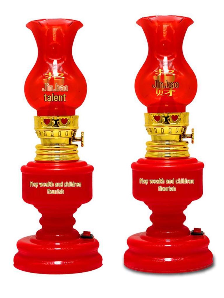 Neue Einzug-Doppelglück Steckerleuchten - Hochzeits- & Einweihungs-Petroleumlampen-Stil.