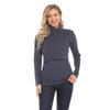 2025 Winter Maternity High-Neck Warm Base Layer Top - Trendy, Elastic & Nursing-Friendly
