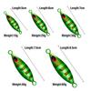 Lure iron plate bait5PCS 10-60GLuminous slow-sinking heavy weight hard bait for long-distance casting, essential for freshwater