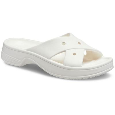 Sandalen Weißer Kreuzriemen