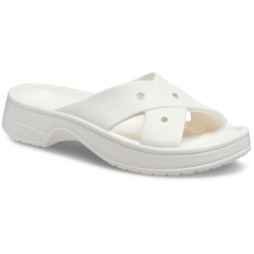 Sandals Crocs White Cross Strap