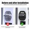 Für Jeep 2/4 Stück Silikon Auto Türschloss Schnalle Auto Türfangstück Stumme Dämpfungspolster Für Jeep Renegade Cherokee Commander Patrio