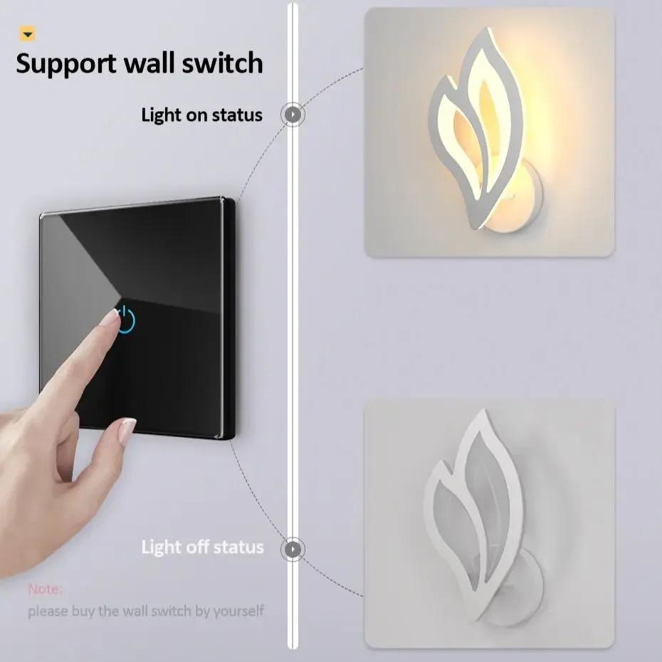 Led Wall Lamp Indoor Wall Light for Home Stair Bedroom Bedside Bathroom Corridor Lighting Home Apartment Decor