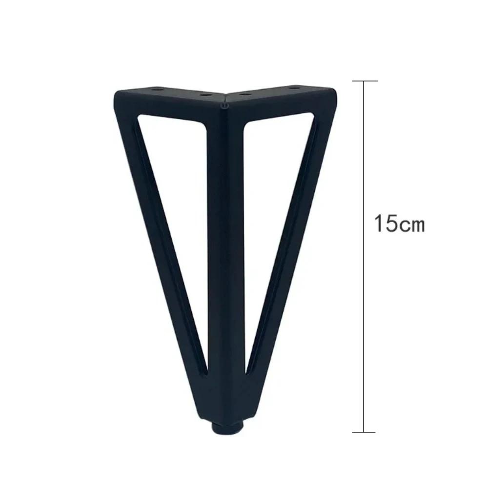 4 Stück DIY Möbel Metall Tischbeine Sofa Bett Füße TV-Ständer Schrankfüße Modern Schwarz Gold Ersatz Haarnadelbeine Beine