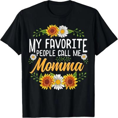 Meine Lieblingsmenschen nennen mich Momma Shirt Muttertagsgeschenke T-Shirt