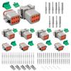 Gray, IP68 Waterproof DT Connector, 5-piece Set With Contact Kit, 16-20 Wire Gauge. Tool Accessories For Waterproof Connectors.