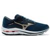 Mizuno Wave Inspire 17 Wygodne Codzienne Antypoślizgowe Trwałe Oddychające Wsparcie Niskie Buty Treningowe do Biegania Męskie Trampki Ciemnoniebieskie J1GC214442