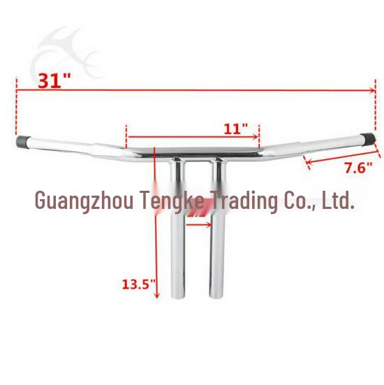 14-Inch Straight Motorcycle Handlebar Tube (2006-2016 Models)