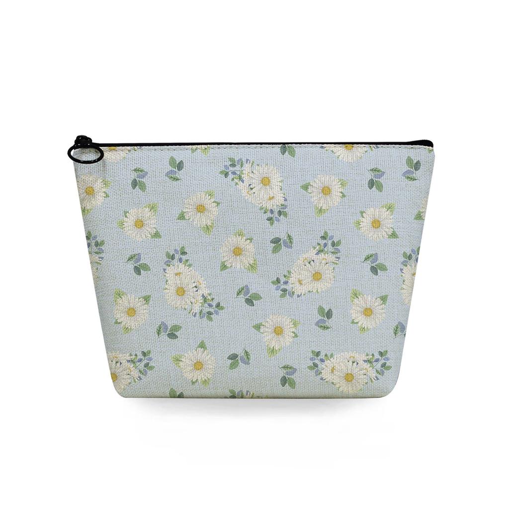 Women Flower Print Cosmetic Bag Toiletries Organize Travel Storage Case 6781