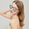 Big Frame Cat Eye Sunglasses Women For Men Vintage Sun Glasses Luxury Brand Designer Punk Popular Metal Travel Shades Uv400