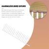 A34R 10 Pcs/Box Bird Spikes, Stainless Steel Bird Deterrent Spikes Cover For Fence Railing Walls Roof Yard