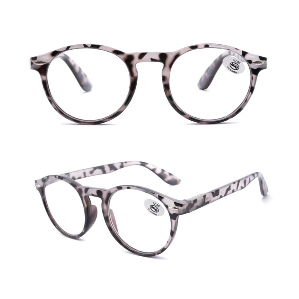 Retro Reading Glasses Oval Spring Hinges Tortoise Readers +1.0 1.5 2.0 2.5 3.0