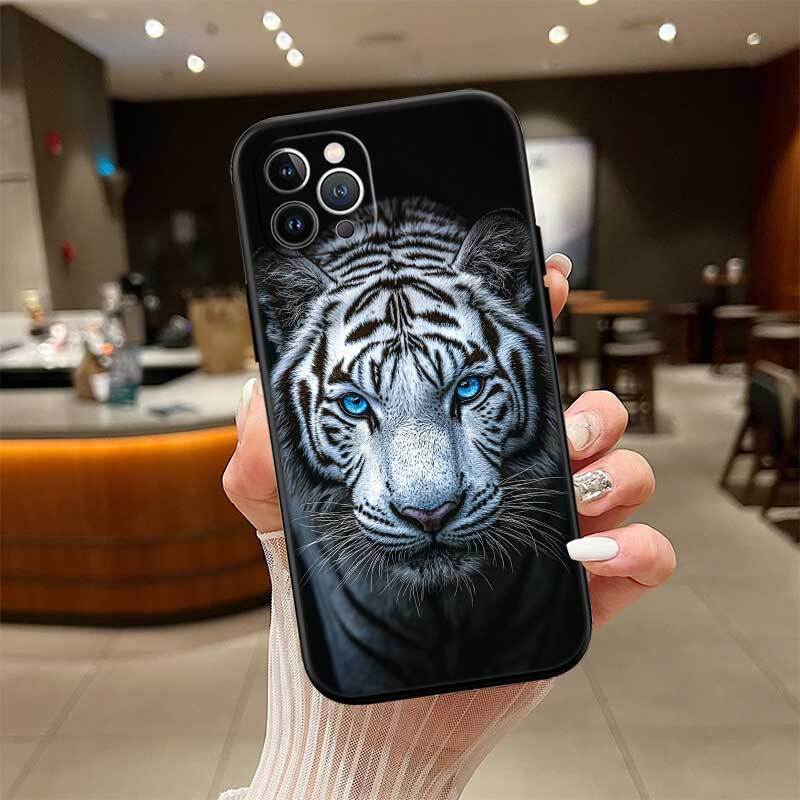Animal Tiger Phone Case for Redmi Note 12 12S 12C 13 13C 13R 14 14S 14R 14C 11A 13X A3 A3X A4 A5 Pro Max Plus