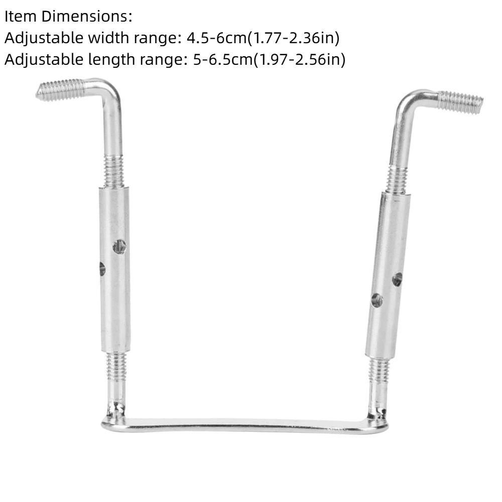 3PCS Metal Violin Chinrest Screw 3/4 4/4 Size Violin Replacement Parts Violin Chinrest Violin