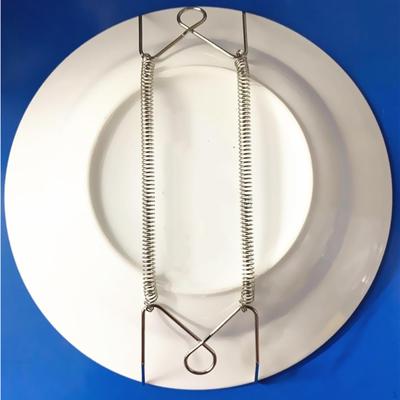 Telleraufhänger für, unsichtbarer Halter, Wohndekor, Hängeteller, Federhakenhalter Kunst