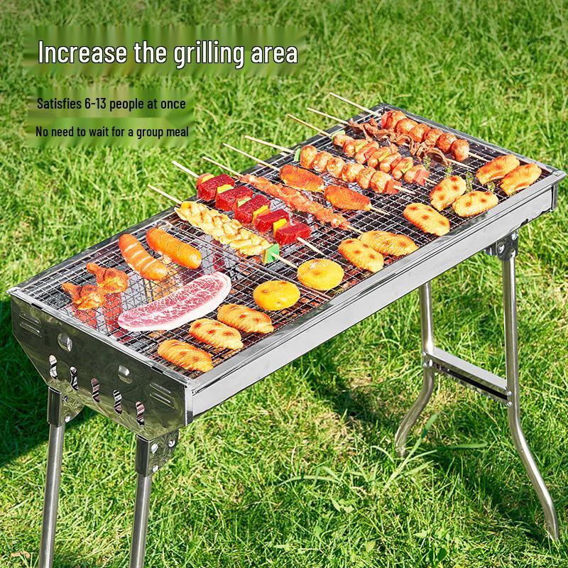 Shang Kao Jia Portable Stainless Steel Charcoal BBQ Grill