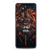 Kreismuster Zweifarbig Löwe Handyhülle Cover für Xiaomi Poco F7 Ultra F6 F5 F4 F3 X6 X5 X4 X3 NFC C51 C55 M4 GT Weiche TPU Hülle