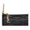 Saint Laurent Ysl Sade Series Micro Lambskin Leather Quilted Cylinder Bag Women Shoulder Bag Black Bronze 796296-AAAJU-1000