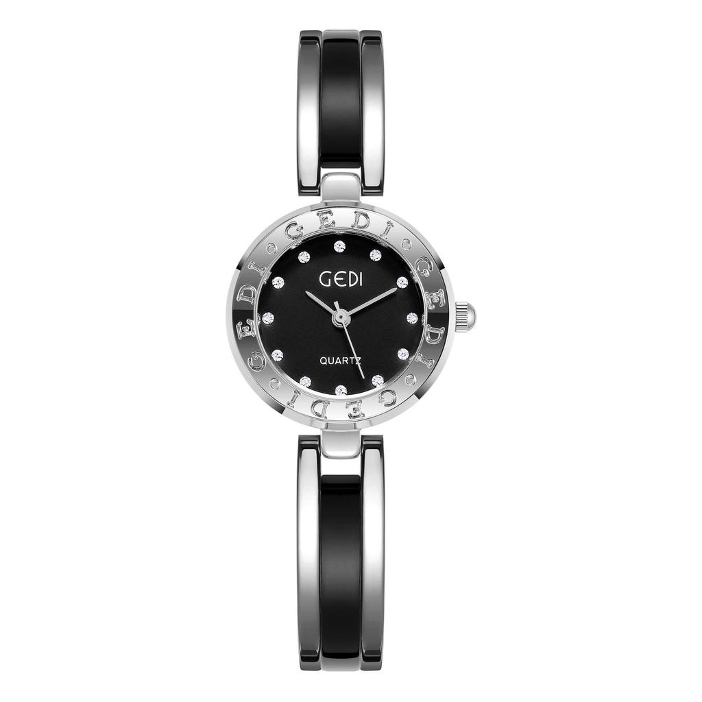 Gedi Retro Minimalist Women's Quartz Watch - Elegant Alloy Bracelet Design