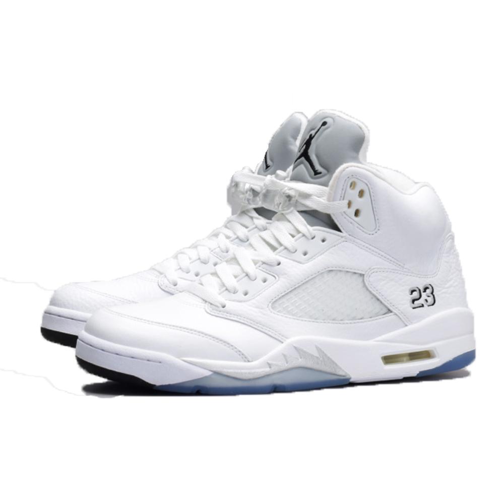 Jordan 5 Retro Metallic White 2015 GS 440888-130