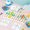 Montessori Baby Clamping Beads Toy - Educational Game for Concentration & Parent-Child Interaction