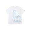 MLB Los Angeles Dodgers T Shirts Unisex White Crew Neck Moderate Straight Fit 31TSU1031-07W