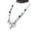Les Trésors De Lily [G0189] - Designer Necklace 'Bouquet Fleury' Beige