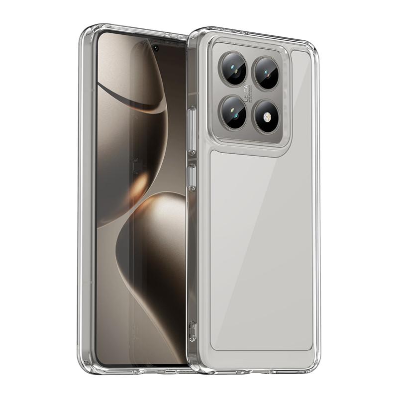 Чехол для Xiaomi 14T Pro Xiaomi 14T 14T Pro 5G Чехол Прозрачный ПК + ТПУ Силикон Ударопрочный Защитный Чехол на Заднюю Панель Телефона Xiaomi 14T Pro