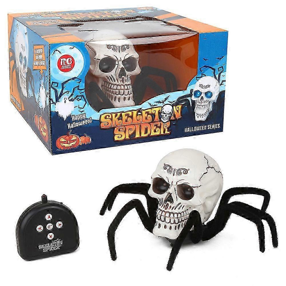 Halloween Scary Plush Toy - Remote Control Electric Skeleton & Wolf Spider Halloween Trick Props
