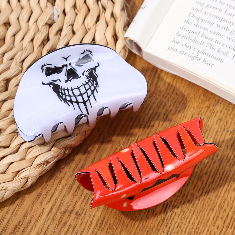 Pvc8Cm Party Autumn And Winter Jewelry Devil Headgear Grab Clip Hairpin Woman