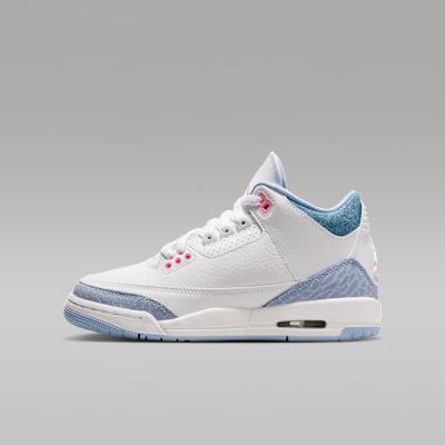 Jordan 3 Retro Белый Кобальтовый Блаженство (GS) 36
