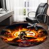 1pc Mortal Kombat4 Print Round Carpet Chair Round Carpet Suitable for Bedroom Living Room Home Decorative Carpet