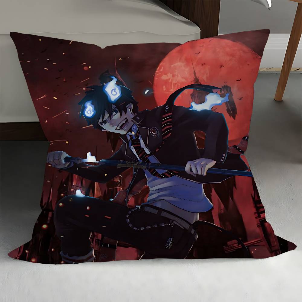 Anime Blue Exorcist Personalized Pillow Cover Kids Bedroom Wild Party Decor Pillowcase Kid Birthday Shower Gift