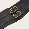 Wind Ladies Wide Belt Retro Elastic Elastic Waist Seal Dress Waist Decoration