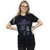 The Exorcist T-shirt da Donna/Ragazza in Cotone Stile Boyfriend con Effetto Usurato e Passi