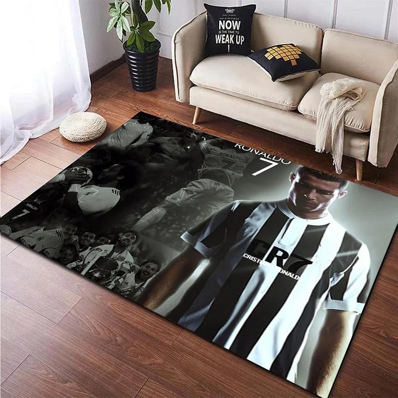 Football Star Carpet for Children,Living Room Bedroom Floor Mat Kitchen Mat Children's Bedroom Mat,bedroom Decor,Anime Rug,